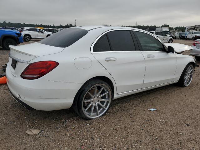 55SWF4KBXFU018612 - 2015 MERCEDES-BENZ C 300 4MATIC WHITE photo 3