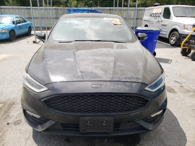 3FA6P0VP0HR352671 - 2017 FORD FUSION SPORT BLACK photo 5