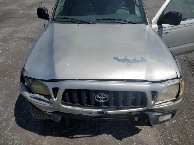 5TESN92N34Z354902 - 2004 TOYOTA TACOMA XTRACAB PRERUNNER ვერცხლისფერი ფოტო 11