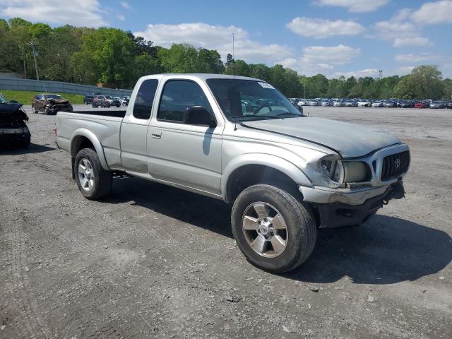 5TESN92N34Z354902 - 2004 TOYOTA TACOMA XTRACAB PRERUNNER ვერცხლისფერი ფოტო 4