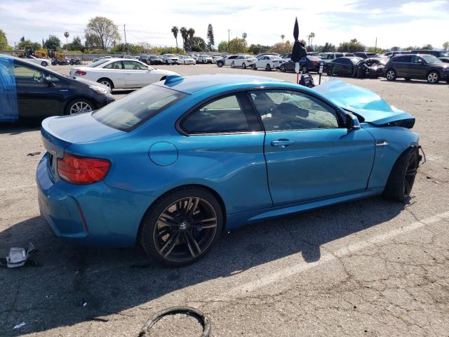 WBS1J5C51J7B70247 - 2018 BMW M2 Azul foto 3