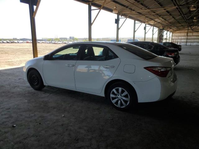 5YFBURHE2FP221860 - 2015 TOYOTA COROLLA L WHITE photo 2