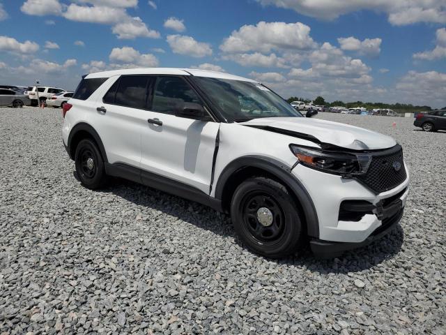 1FM5K8AW6LGC13642 - 2020 FORD EXPLORER POLICE INTERCEPTOR 白色 照片 4