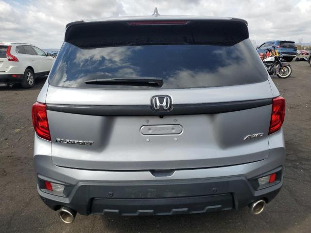 5FNYF8H57PB001772 - 2023 HONDA PASSPORT EXL SILVER photo 6