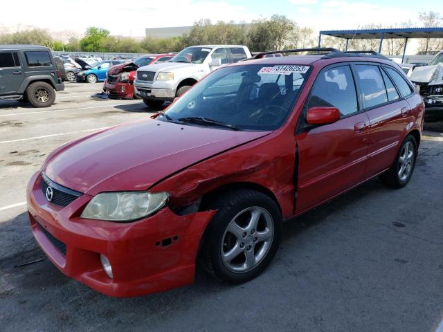 JM1BJ245221482894 - 2002 MAZDA PROTEGE PR5 RED photo 1