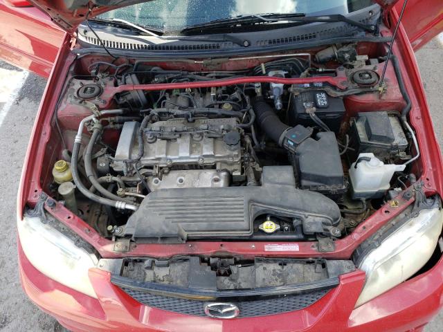 JM1BJ245221482894 - 2002 MAZDA PROTEGE PR5 RED photo 11