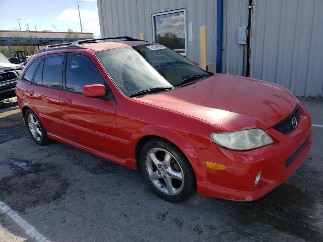 JM1BJ245221482894 - 2002 MAZDA PROTEGE PR5 RED photo 4