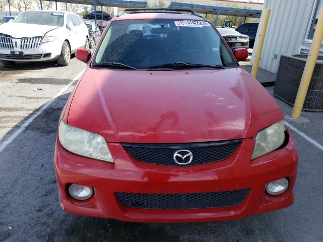 JM1BJ245221482894 - 2002 MAZDA PROTEGE PR5 红色 照片 5