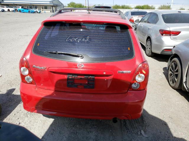 JM1BJ245221482894 - 2002 MAZDA PROTEGE PR5 红色 照片 6