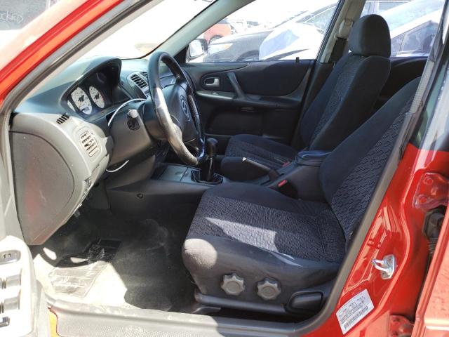 JM1BJ245221482894 - 2002 MAZDA PROTEGE PR5 红色 照片 7