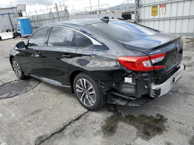 1HGCV3F51MA005339 - 2021 HONDA ACCORD HYBRID EXL BLACK photo 2