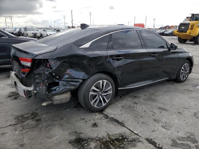 1HGCV3F51MA005339 - 2021 HONDA ACCORD HYBRID EXL BLACK photo 3