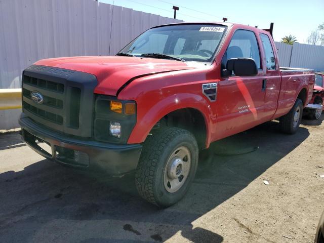 1FTSX21R08EB33319 - 2008 FORD F250 SUPER DUTY RED photo 1