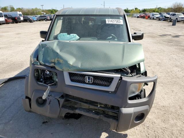 5J6YH285X4L007852 - 2004 HONDA ELEMENT EX GREEN photo 5