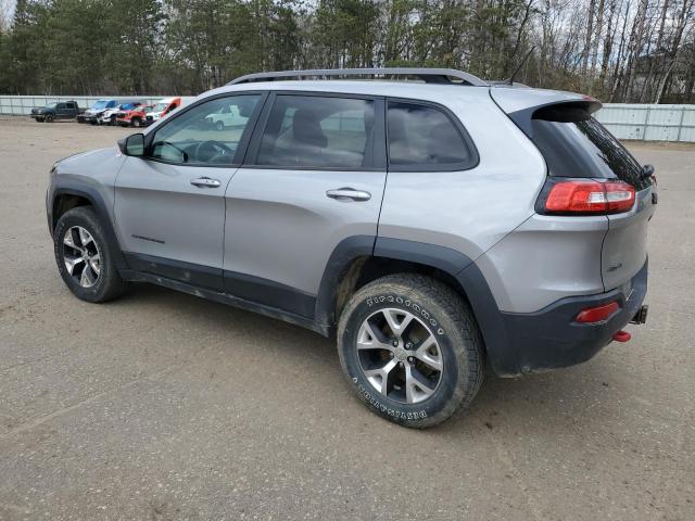 1C4PJMBS0FW582270 - 2015 JEEP CHEROKEE TRAILHAWK ვერცხლისფერი ფოტო 2