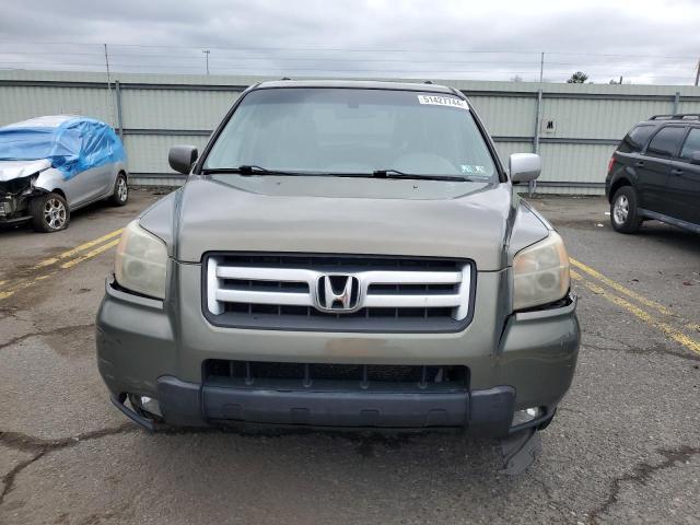 2HKYF18677H505871 - 2007 HONDA PILOT EXL GRAY photo 5