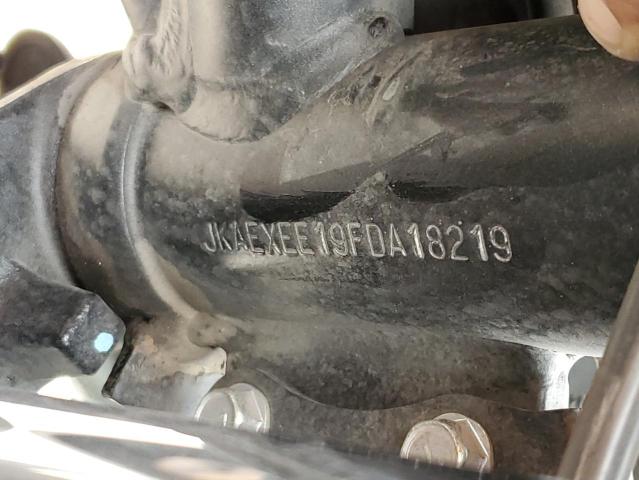 JKAEXEE19FDA18219 - 2015 KAWASAKI EX650 E BLACK photo 9