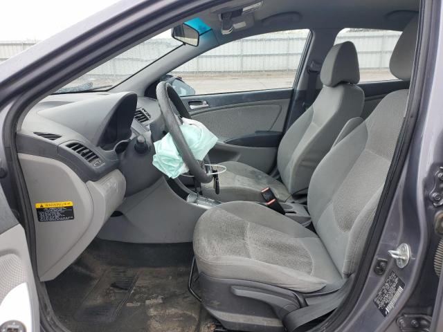 KMHCT4AE1DU555930 - 2013 HYUNDAI ACCENT GLS GRAY photo 7