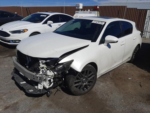 JTHKD5BH9D2126007 - 2013 LEXUS CT 200 WHITE photo 1