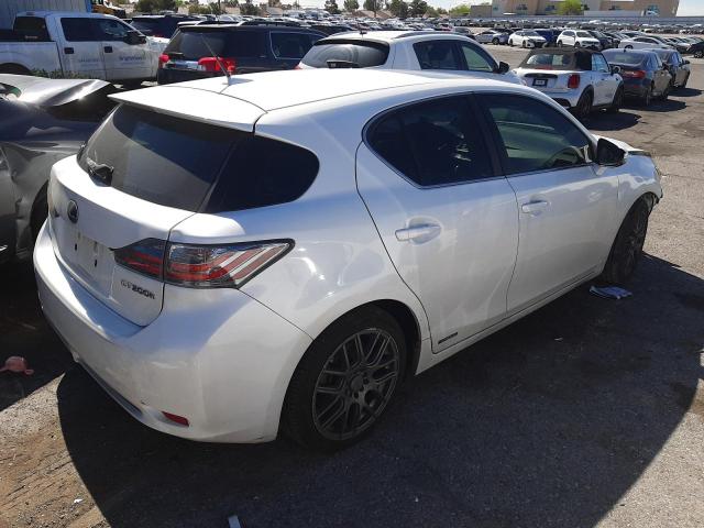 JTHKD5BH9D2126007 - 2013 LEXUS CT 200 WHITE photo 3