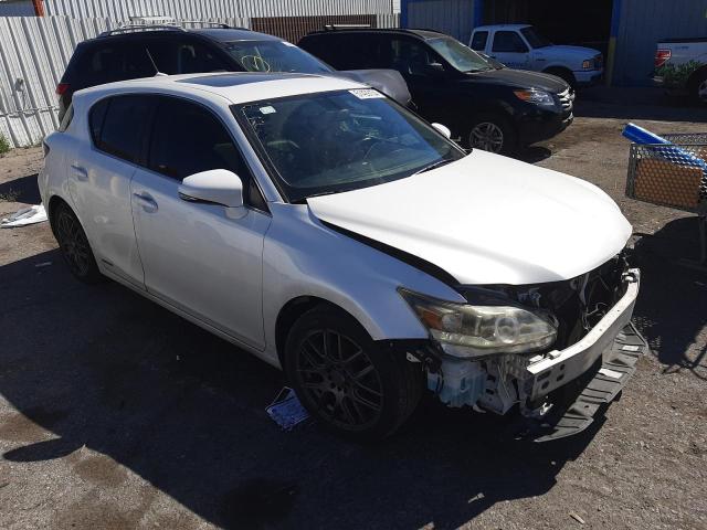 JTHKD5BH9D2126007 - 2013 LEXUS CT 200 WHITE photo 4