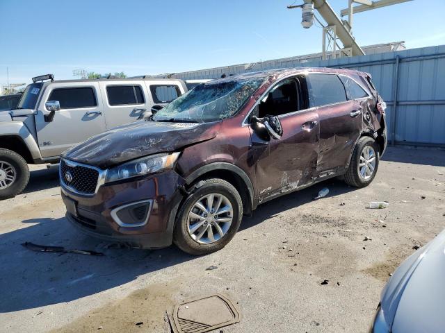 5XYPGDA56GG073308 - 2016 KIA SORENTO LX MAROON photo 1