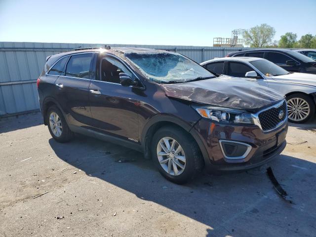 5XYPGDA56GG073308 - 2016 KIA SORENTO LX MAROON photo 4