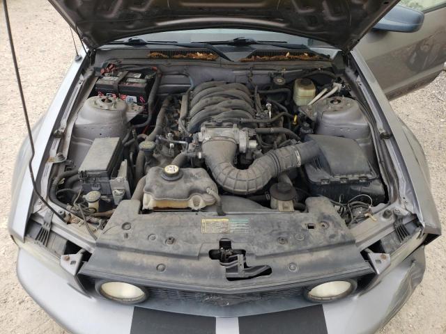 1ZVHT82H665173882 - 2006 FORD MUSTANG GT GRAY photo 11