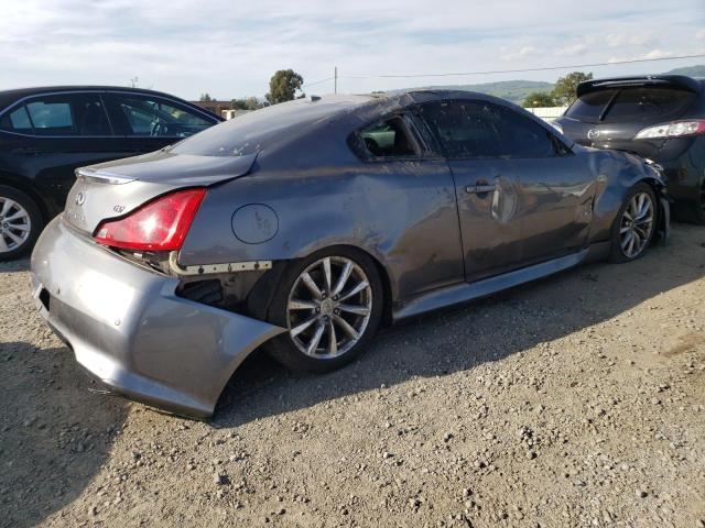 JN1CV6EK8BM215314 - 2011 INFINITI G37 BASE GRAY photo 3