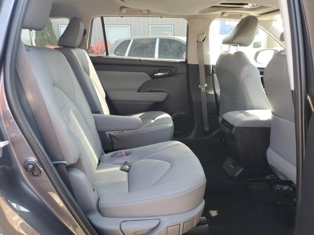 5TDGZRBH1MS080603 - 2021 TOYOTA HIGHLANDER XLE GRAY photo 11