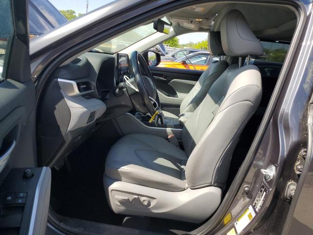 5TDGZRBH1MS080603 - 2021 TOYOTA HIGHLANDER XLE GRAY photo 7