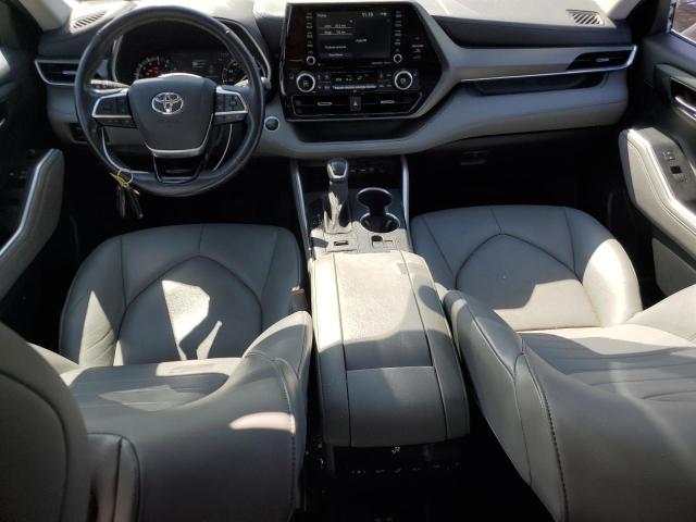 5TDGZRBH1MS080603 - 2021 TOYOTA HIGHLANDER XLE GRAY photo 8