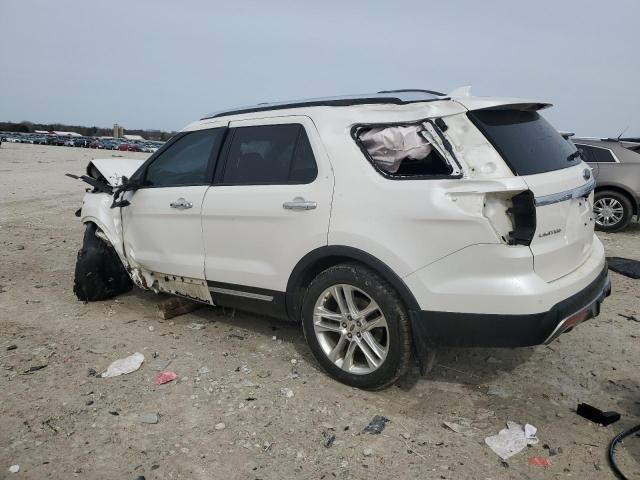 1FM5K8F89GGA79970 - 2016 FORD EXPLORER LIMITED თეთრი ფოტო 2