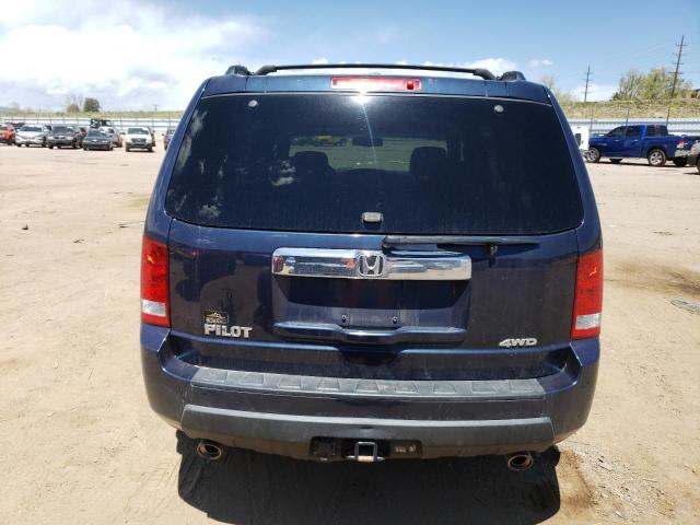 5FNYF4H56BB072236 - 2011 HONDA PILOT EXL BLUE photo 6