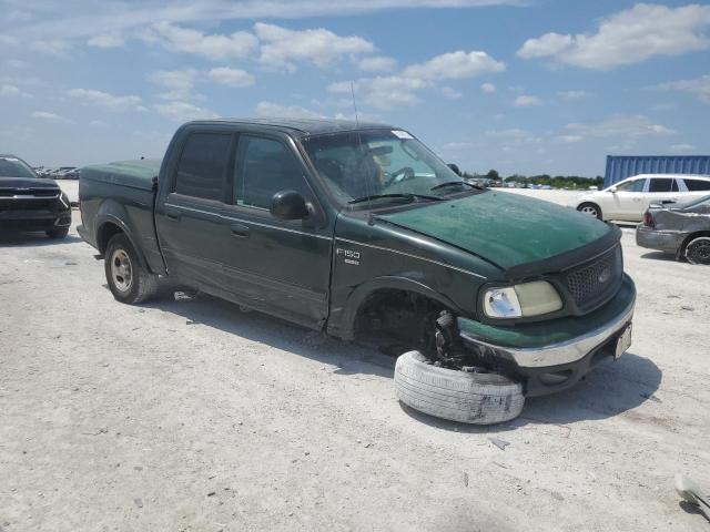 1FTRW08612KE18847 - 2002 FORD F150 SUPERCREW GREEN photo 4