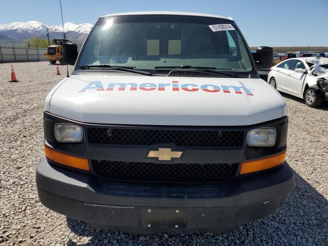 1GCSGAFX5E1183718 - 2014 CHEVROLET EXPRESS G1 WHITE photo 5