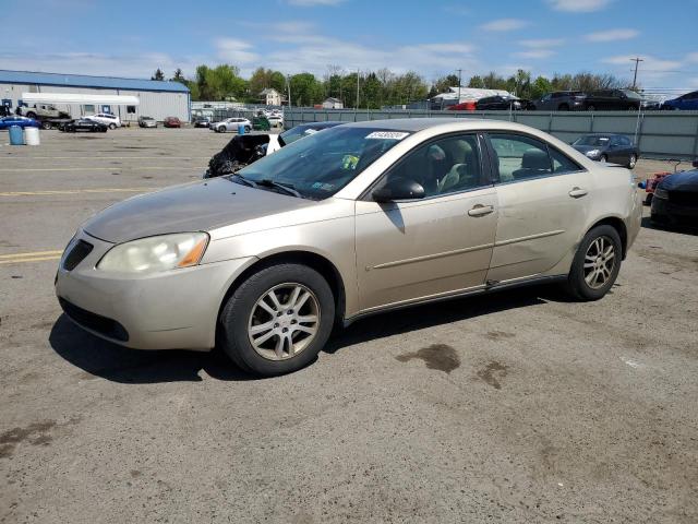 1G2ZF55B064252625 - 2006 PONTIAC G6 SE TAN photo 1