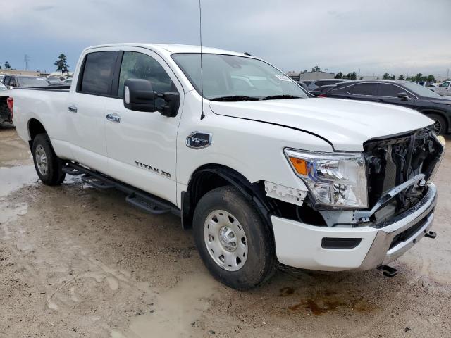 1N6AA1FA2MN533769 - 2021 NISSAN TITAN XD S WHITE photo 4