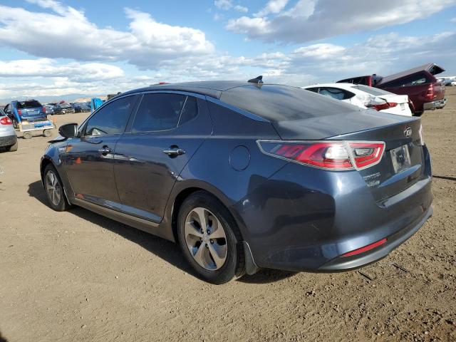 KNAGM4AD9E5066498 - 2014 KIA OPTIMA HYBRID BLUE photo 2