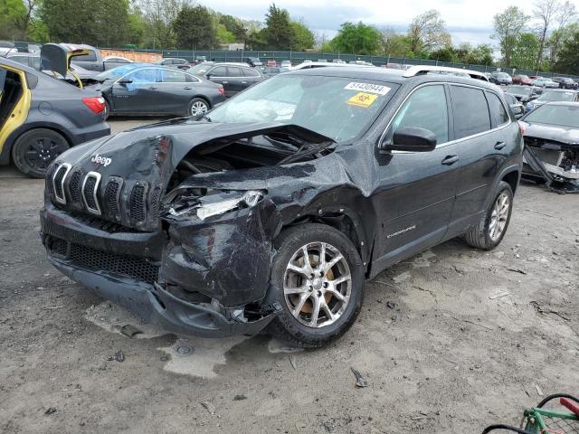 1C4PJLCB6EW245626 - 2014 JEEP CHEROKEE LATITUDE BLACK photo 1