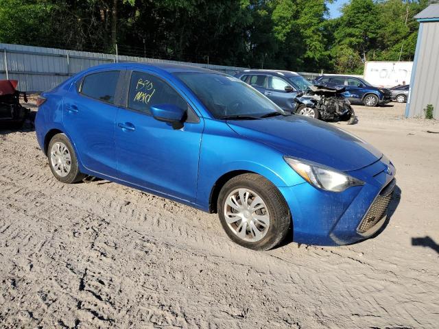 3MYDLBYVXLY711592 - 2020 TOYOTA YARIS L BLUE photo 4