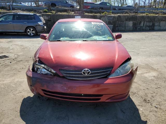 4T1BE32K53U182734 - 2003 TOYOTA CAMRY LE BURGUNDY photo 5