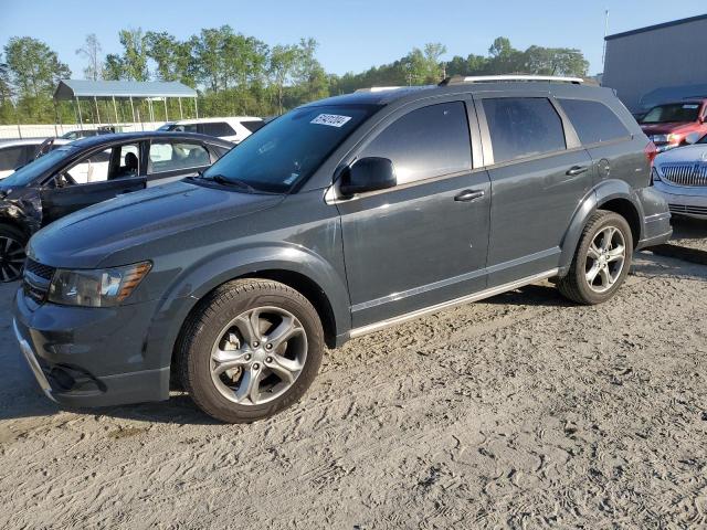 3C4PDCGG8HT697150 - 2017 DODGE JOURNEY CROSSROAD GRAY photo 1