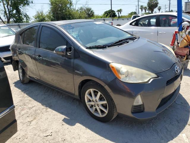 JTDKDTB32D1542660 - 2013 TOYOTA PRIUS C GRAY photo 4