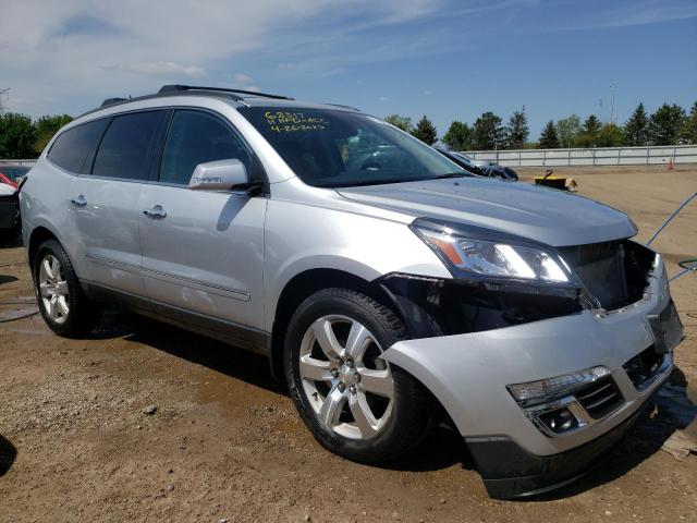 1GNKRJKDXGJ298170 - 2016 CHEVROLET TRAVERSE LTZ SILVER photo 4