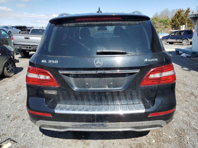 4JGDA5HB0FA469587 - 2015 MERCEDES-BENZ ML 350 4MATIC BLACK photo 6
