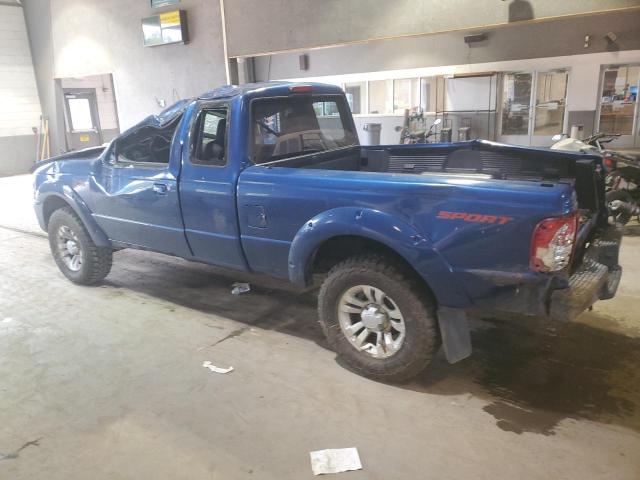 1FTYR14U87PA53736 - 2007 FORD RANGER SUPER CAB BLUE photo 2