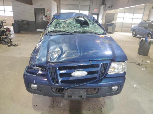 1FTYR14U87PA53736 - 2007 FORD RANGER SUPER CAB BLUE photo 5