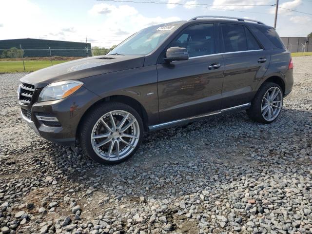 4JGDA5HB3CA027818 - 2012 MERCEDES-BENZ ML 350 4MATIC BROWN photo 1