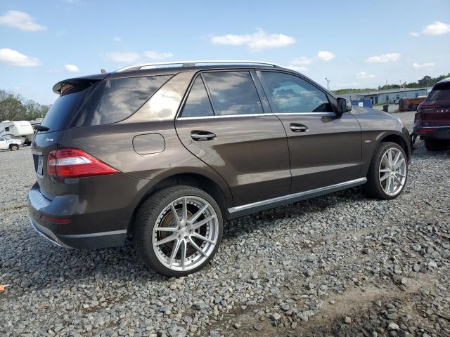 4JGDA5HB3CA027818 - 2012 MERCEDES-BENZ ML 350 4MATIC BROWN photo 3